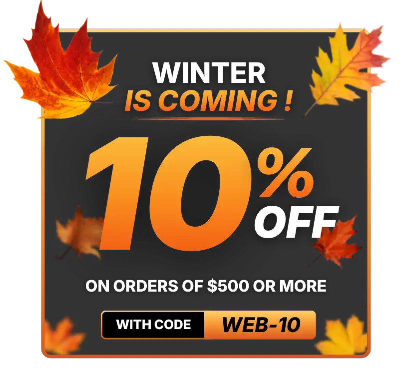 10% off with promo code WEB-10