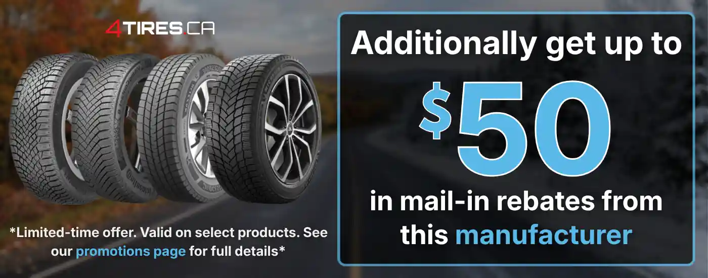 General winter mail-in rebate of $50