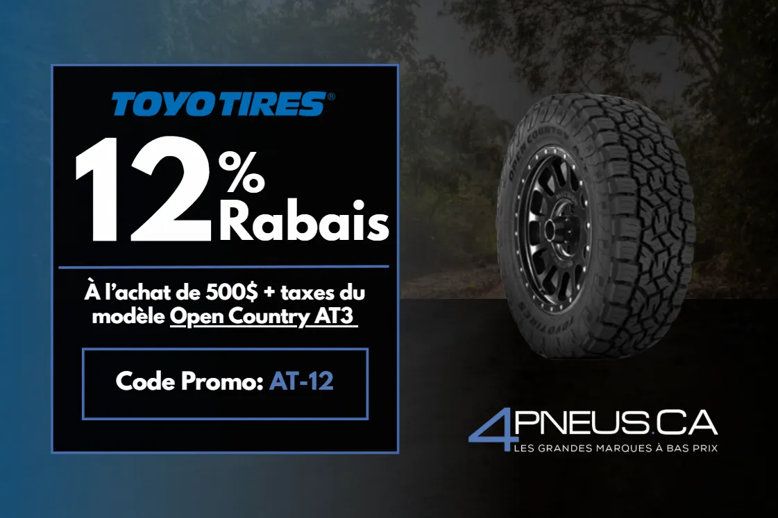 Promotion pneus hiver 4Tires.ca