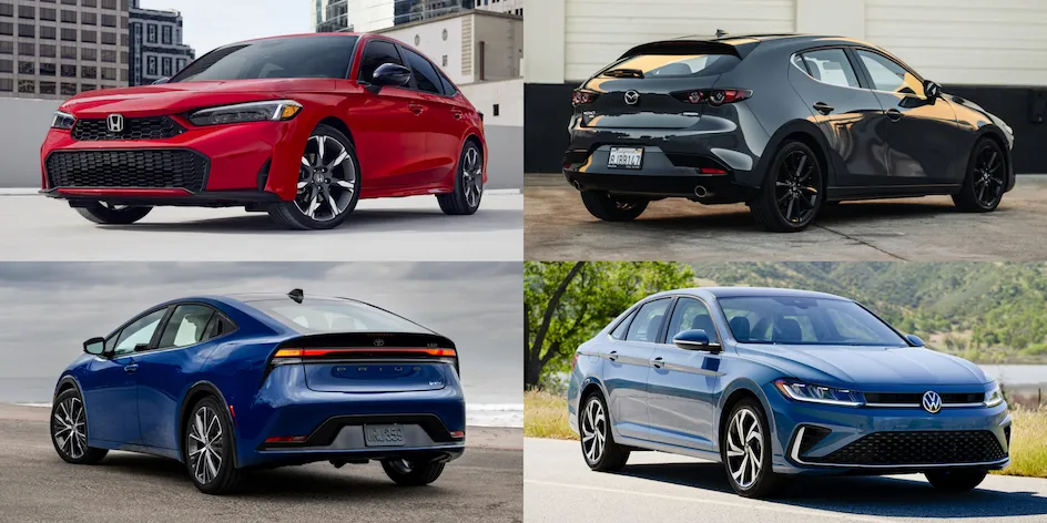 Pneus d'hiver pour voitures compactes - Honda Civic, Toyota Corolla, Hyundai Elantra