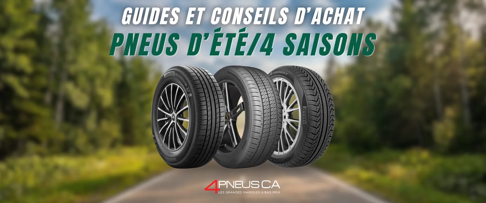 Guide d'achat des meilleurs pneus d'&eacute;t&eacute; et 4 saisons au Qu&eacute;bec - Performance au-dessus de 7 degr&eacute;s Celsius