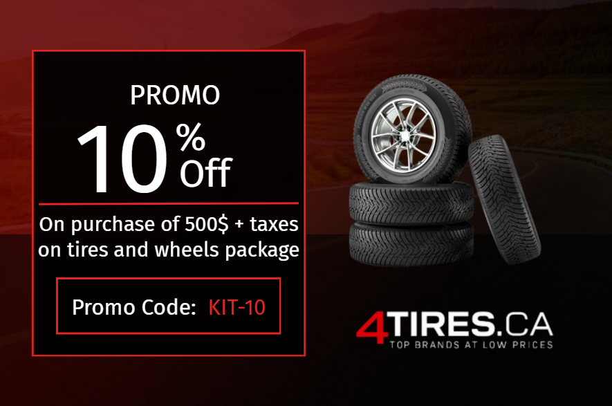 Promotion pneus hiver 4Tires.ca