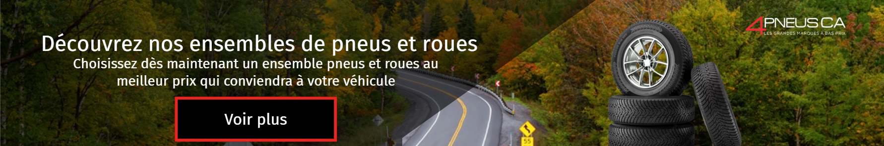Ensemble pneus et roues