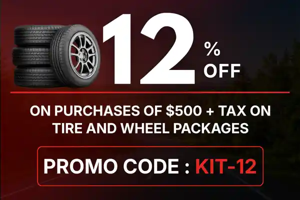 Tire and wheel package promotion