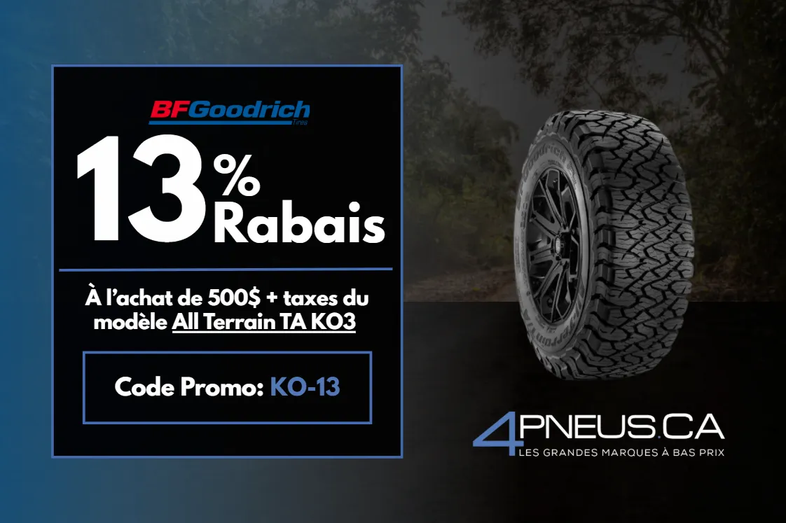15 % de rabais sur pneus Michelin &ndash; Code promo MIC-15