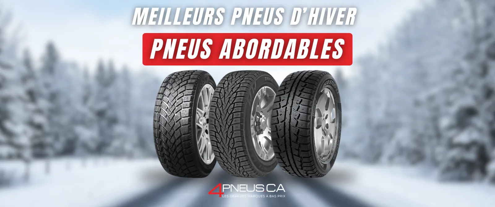 Top 5 des pneus d'hiver abordables