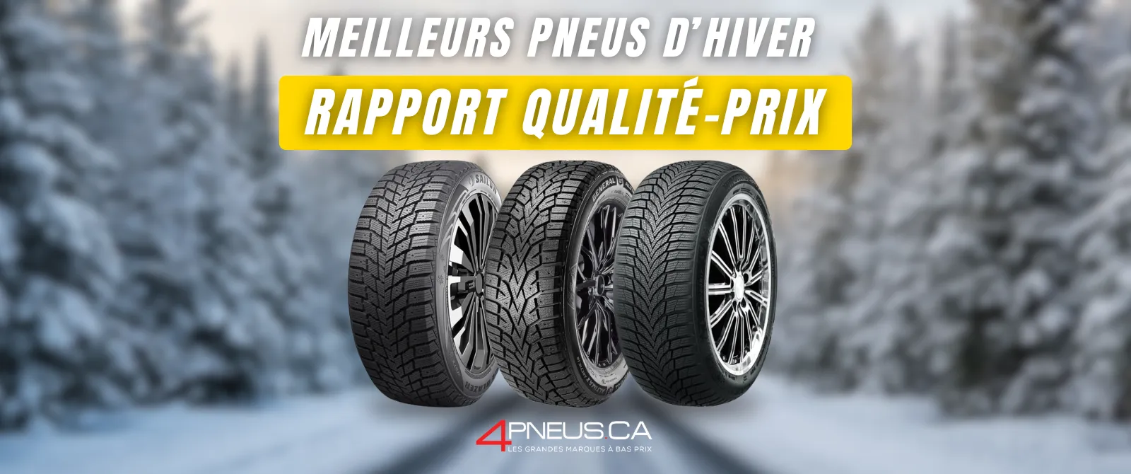 Top 5 des pneus d'hiver qualit&eacute; prix