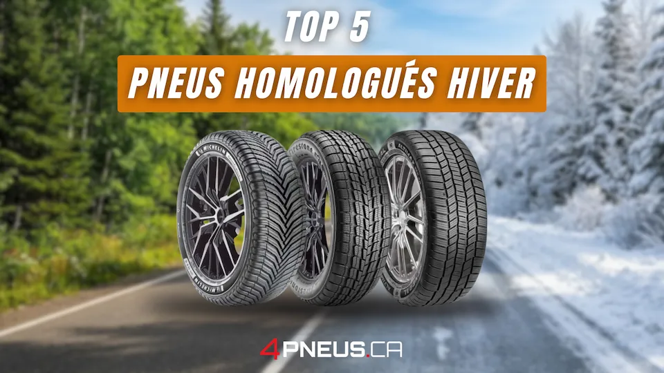 Top 5 Pneus homologués hiver