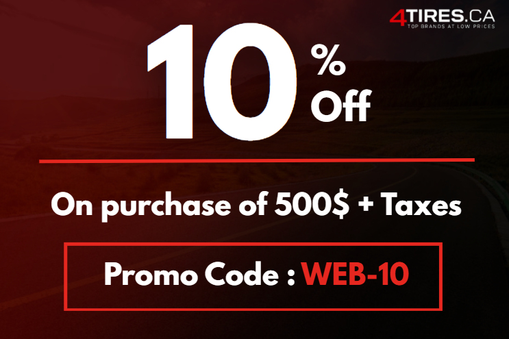 Online tire promotion 10 % rebate