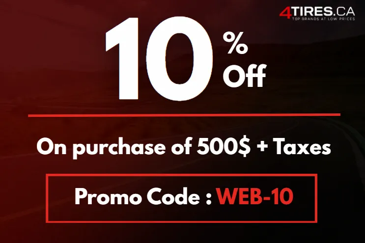 Online tire promotion 10 % rebate